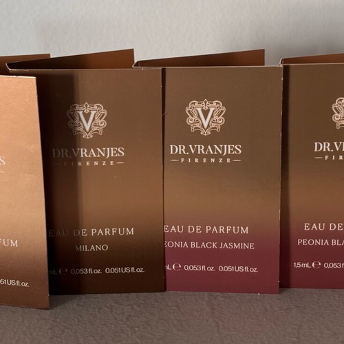 Dr. Vranjes Firenze Set of 4 Official Eau de Parfum Samples new