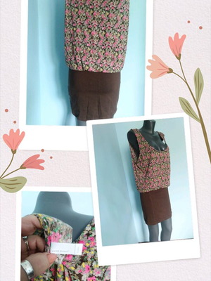 Vintage φόρεμα Vero Moda με ενσωματωμένη φούστα μεταχειρισμένο