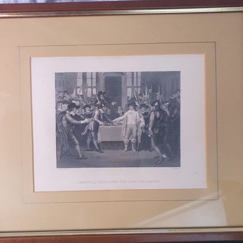 Cromwell print used, dissolving the government