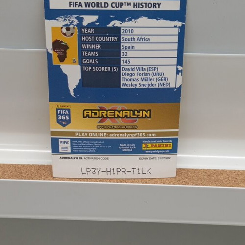 South Africa Card 2010 World Cup like new