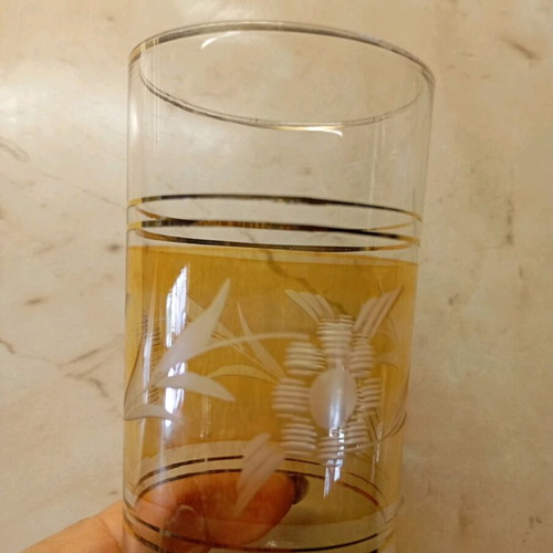 Vintage water glasses like new, set of 4