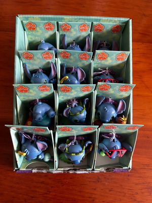 Disney Stitch Fidget figures new, display of 12 pcs, 9cm, 6 designs