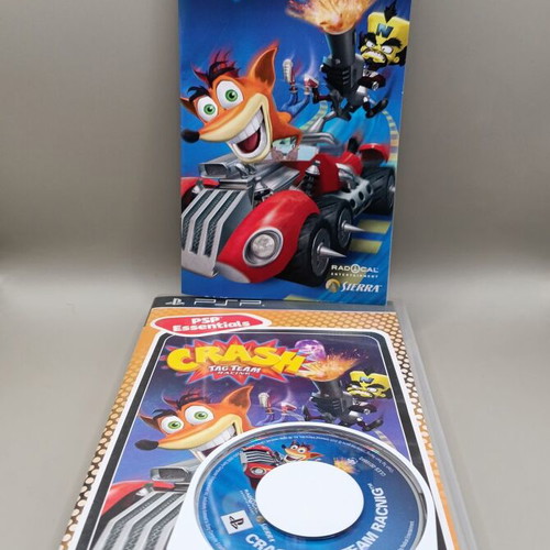 Crash Tag Team Racing PSP like new, complete, for use or collection