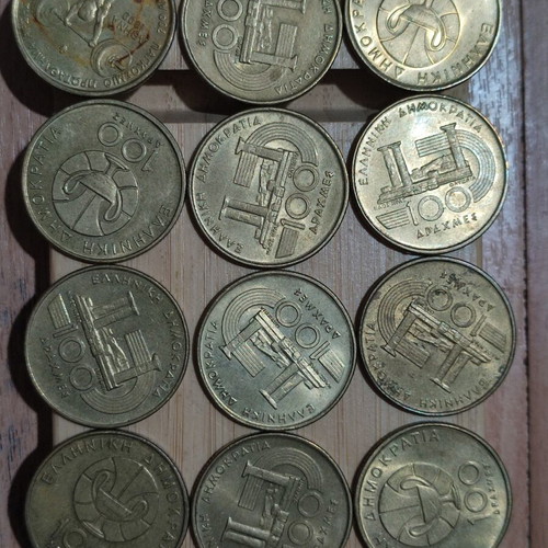 Olympic Games Coins 1994-99 used, incomplete set