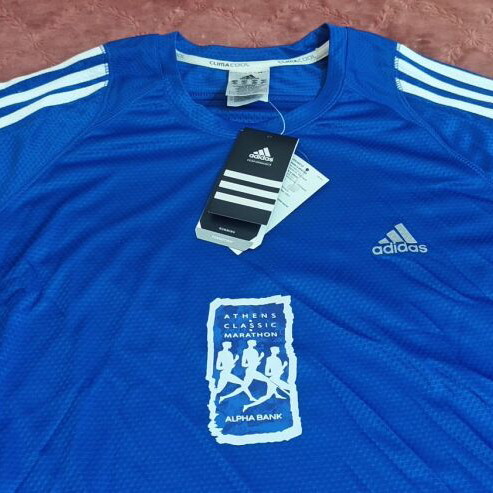 Adidas official S.E.G.A.S. 2500 Years Marathon Legend commemorative shirt XL new