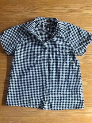 Checked women's shirt 100% cotton like new, size S