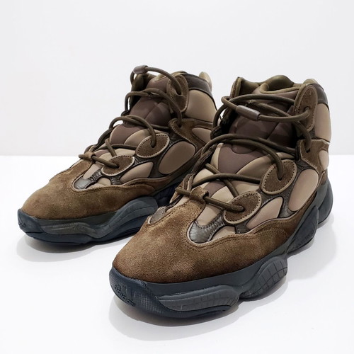 Adidas Yeezy 500 GX4553 leather sneakers used, size 44.5-45, brown