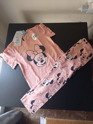 Girls' Minnie Mouse Set new, pink leggings and top