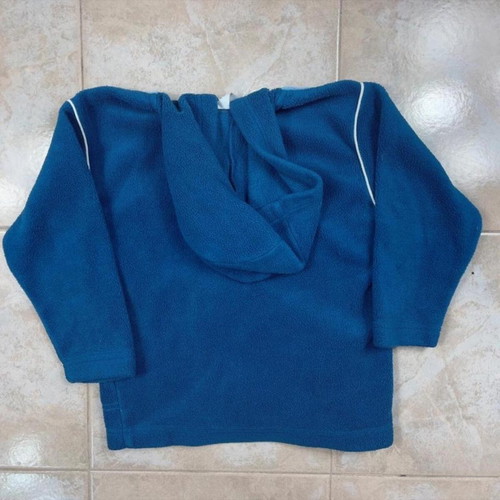 Adidas vintage kids fleece jacket hooded boys size 104