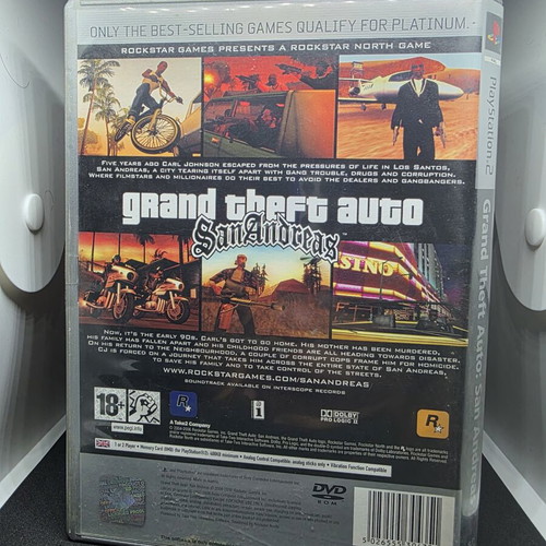 Grand Theft Auto San Andreas PS2 game