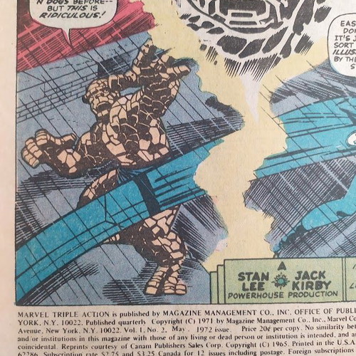Marvel Triple Action Vol 1 #2 comic book used, 1972