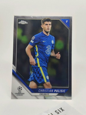 Christian Pulisic Topps Chrome collectible card Chelsea Champions League like new