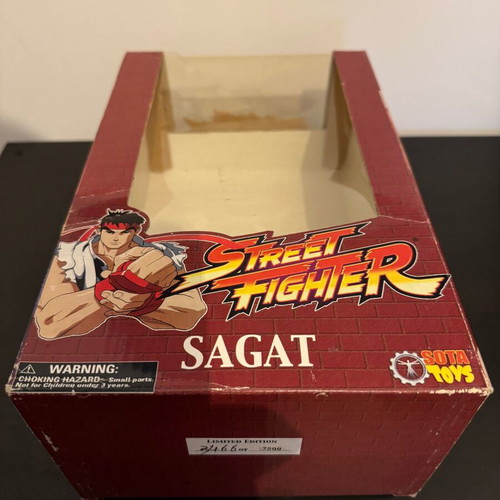 Sagat Street Fighter figure used, collectible Limited Edition