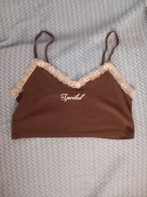 Women's crop top with lace like new