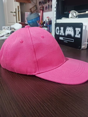 Pink unisex cap