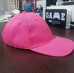 Pink unisex cap