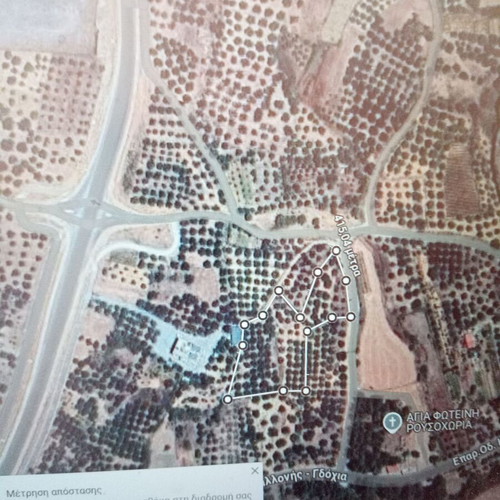 Agricultural land 6000 sqm corner with 125 olive trees in Roussohoria
