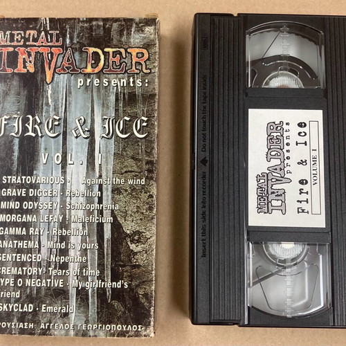 VHS Metal Invader Fire & Ice Vol I 1997 used