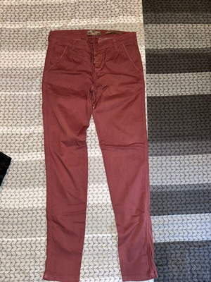 Men's chino pants burgundy slim fit like new, size L