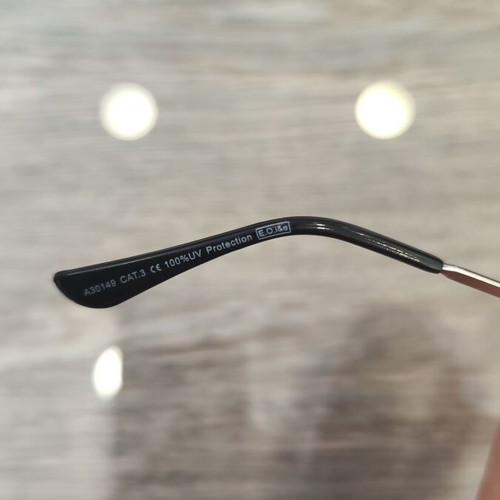 Sunglasses unisex new, black and silver