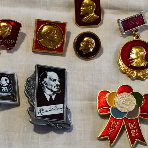Soviet Era Pins Collection like new, 34 pieces