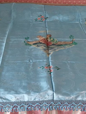 Vintage cover with oriental design like new, 2×2.15 meters