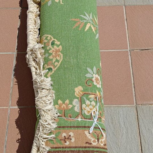 Handmade Chinese rug new, wool, green 200x300 cm
