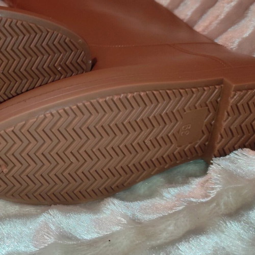 Brown galoshes new, knee-length, size 39
