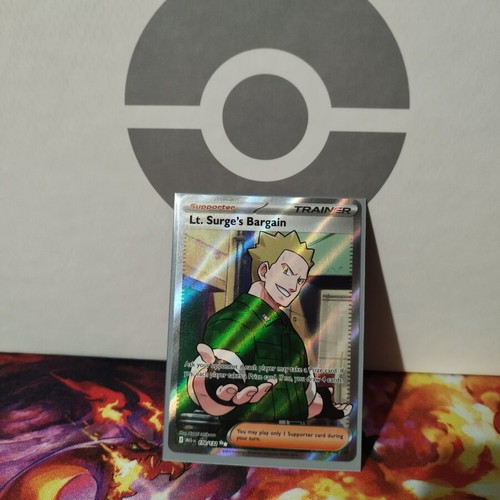 Lt.Surge's Bargain 170/132 Mega Evolution card like new