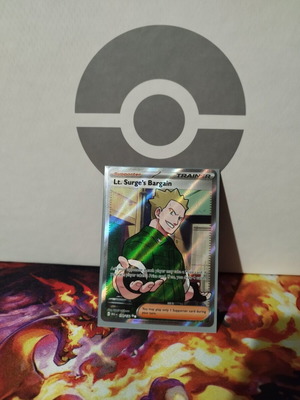 Lt.Surge's Bargain 170/132 Mega Evolution card like new