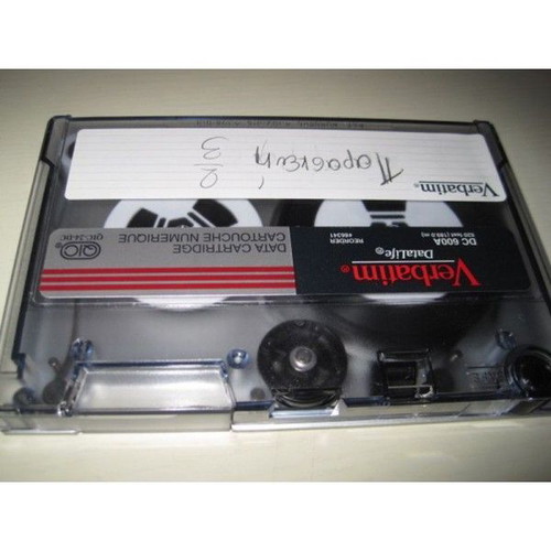 Verbatim DC-600A cassette used