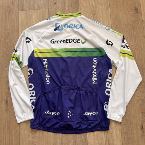Orica Greenedge Craft Cycling Shirt Jayco Scott Mitchelton Long Sleeved Size XXL like new