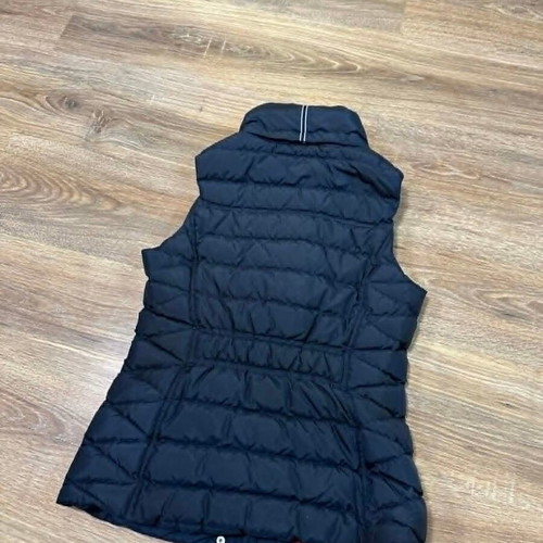 Tommy Hilfiger women's down puffer vest used, size XS, blue