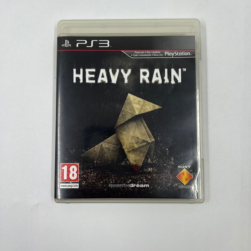 Heavy Rain PS3 game used, interactive drama thriller