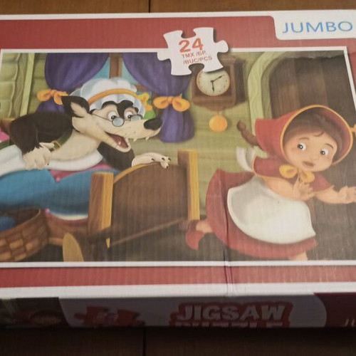 Puzzle 24 pieces used with damages