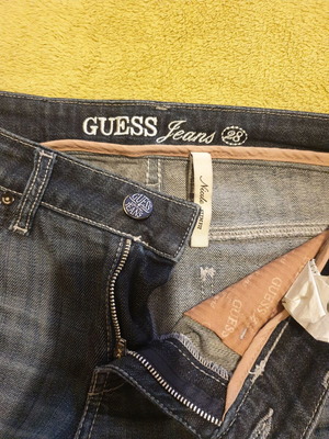 Guess jeans used, size 28, slim fit