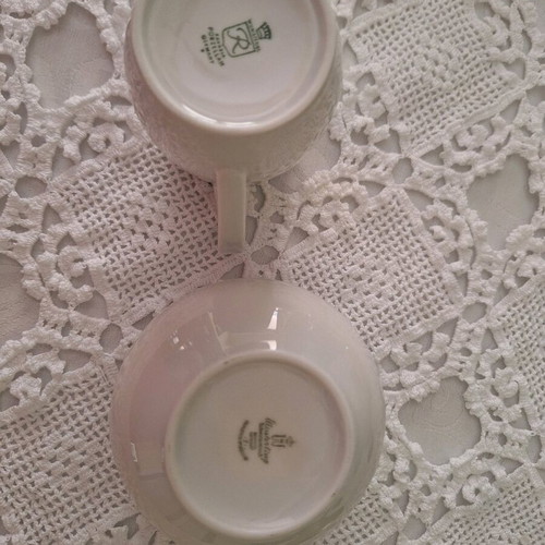Tea cream and sugar set like new, Bavarian porcelain