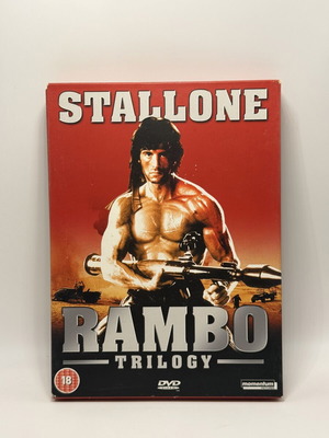 Rambo трилогия DVD употребяван, екшън приключенски