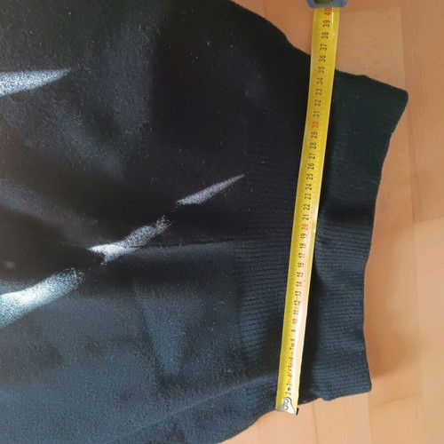 Zara knitted skirt used, black, small