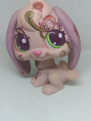 Littlest Pet Shop Jumbo Purple Bunny figure used for custom project