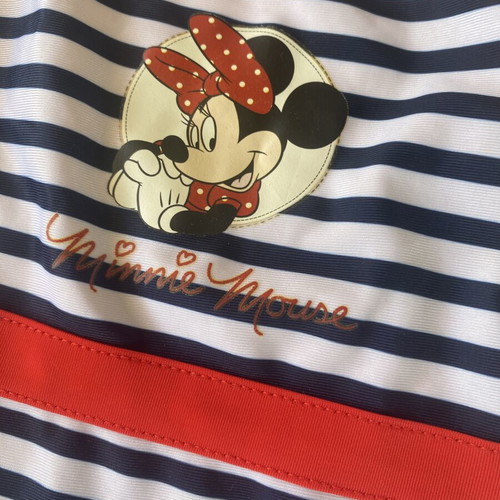 Disney Minnie Mouse Girls' One-Piece Swimsuit like new, striped