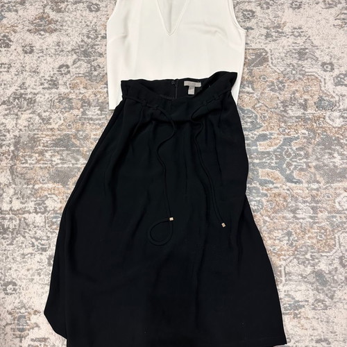 Skirt and crop top set unused, medium size, Zara and H&M