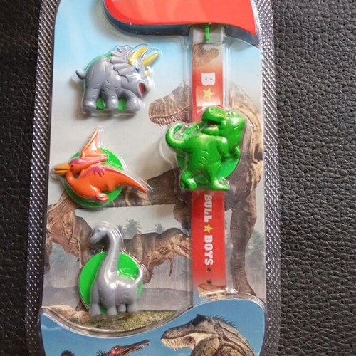 Bull Boys Children's Watch with Dinosaur Designs New