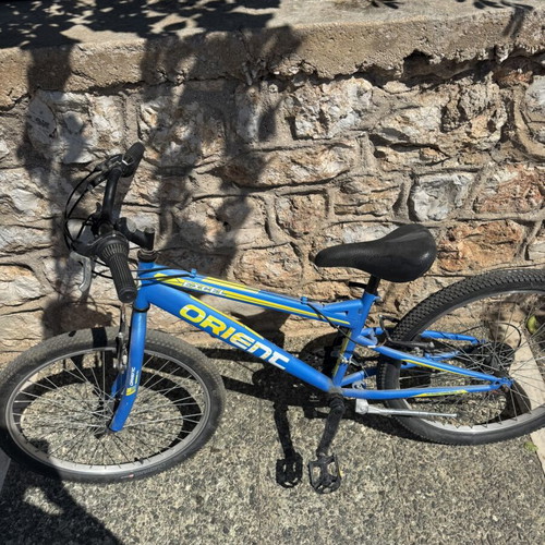 Orienc Exel 24-inch men's bike, blue, with gears