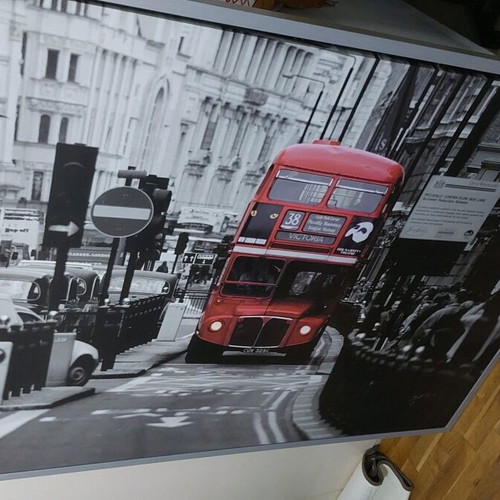 Set of 3 London frames used, Ikea