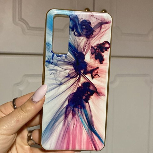 Phone case used pink and blue