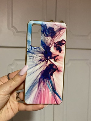 Phone case used pink and blue