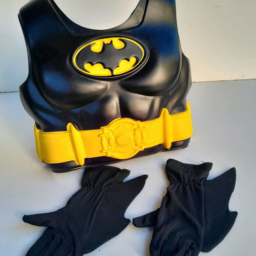Batman 1989 carnival chest armor and gloves new