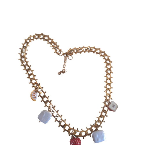 Stradivarius Summer Necklace with Fruits and Shells New