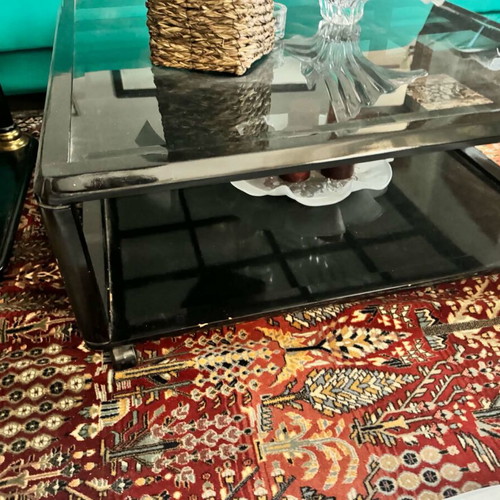 Corner sofa and coffee table used, dimensions 330x240 cm
